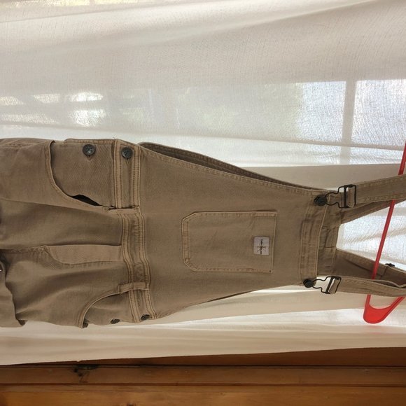 Calvin Klein Cream Women's Overalls - Picture 5 of 6